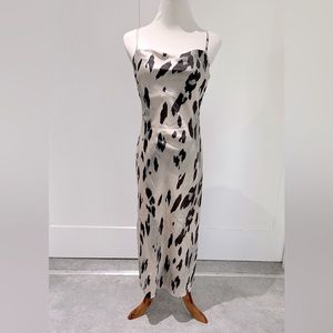 NWOT Express Printed Midi Slip Dress